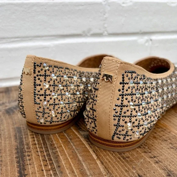 BIRDIES Goldfinch Pointed Toe Flat in Quartz Crystal Suede, SZ 8 BRAND NEW! - Picture 6 of 10